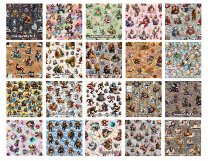 16 Sasquatch Designs, Kids Canvas Sneaker, Tennis Shoes