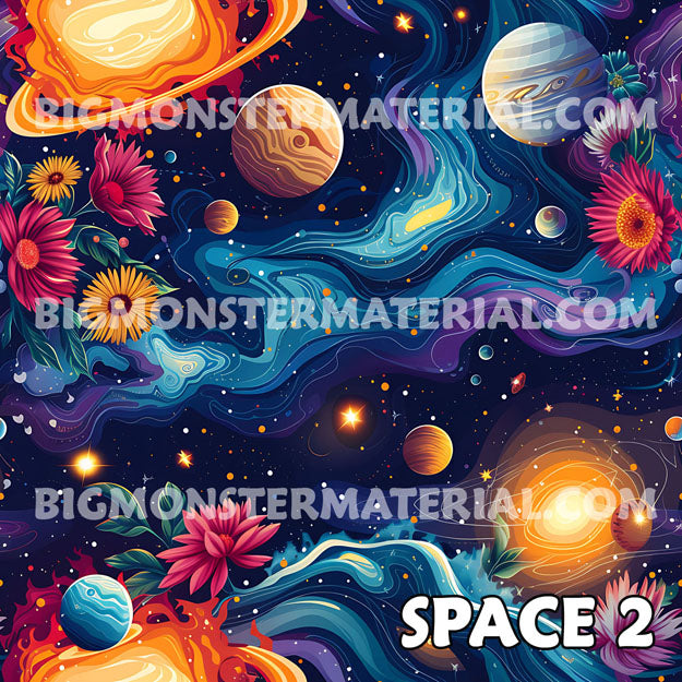 12 Galaxy / Outer Space Designs, Plus Size Ruffle Two Piece Swimsuit Customized Services