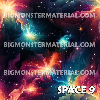 12 Galaxy Outer Space Designs, Reusable Folding Bag