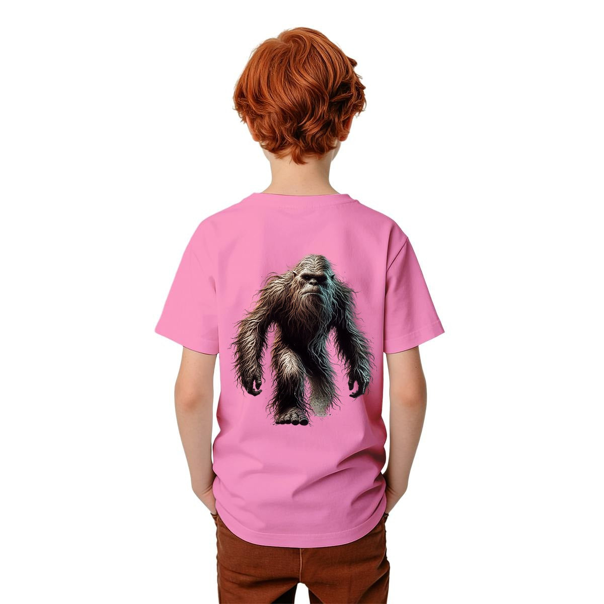 Bigfoot Sasquatch Designs, Kid’s Double Sided Gildan 5000B T Shirt