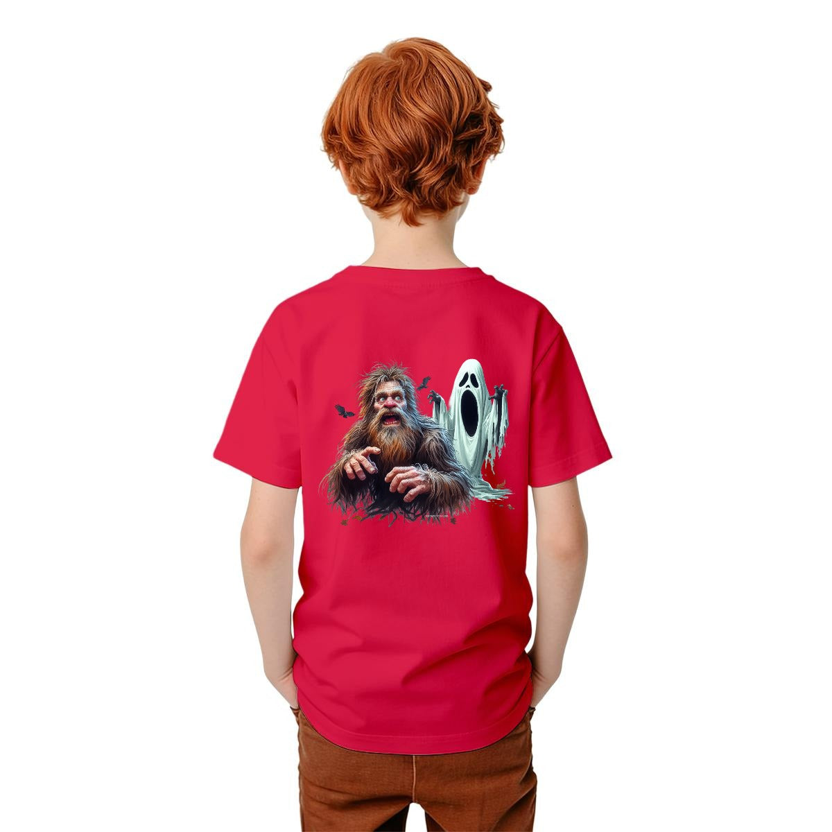 Bigfoot Sasquatch Designs, Kid’s Double Sided Gildan 5000B T Shirt