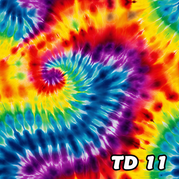 10 Tie Dye Designs, Adult Windbreaker Long Jacket