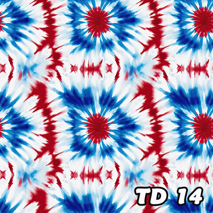 19 Tie Dye Designs, Set of 2 Front Auto Seat Cover