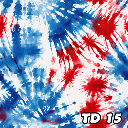 19 Tie Dye Designs, Girls One-Piece Summer Swimsuit, Ruffle Shoulder