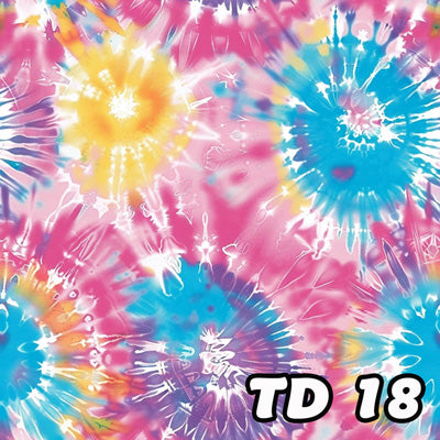 19 Tie Dye Designs, Adult Swimming Cap