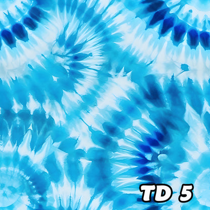 19 Tie Dye Designs, 8” Poly Ankle Socks