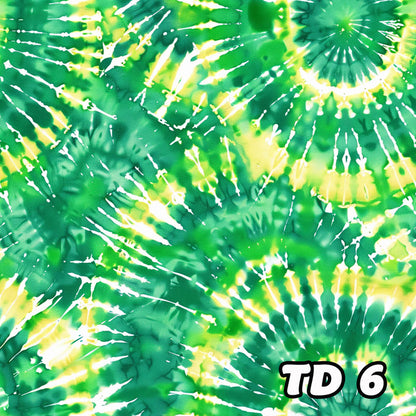 19 Tie-Dye Designs, Crew Neck Short Sleeve Maxi Dress