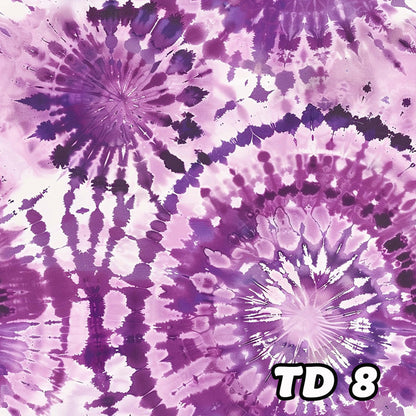 19 Tie Dye Designs, Set of 2 Front Auto Seat Cover