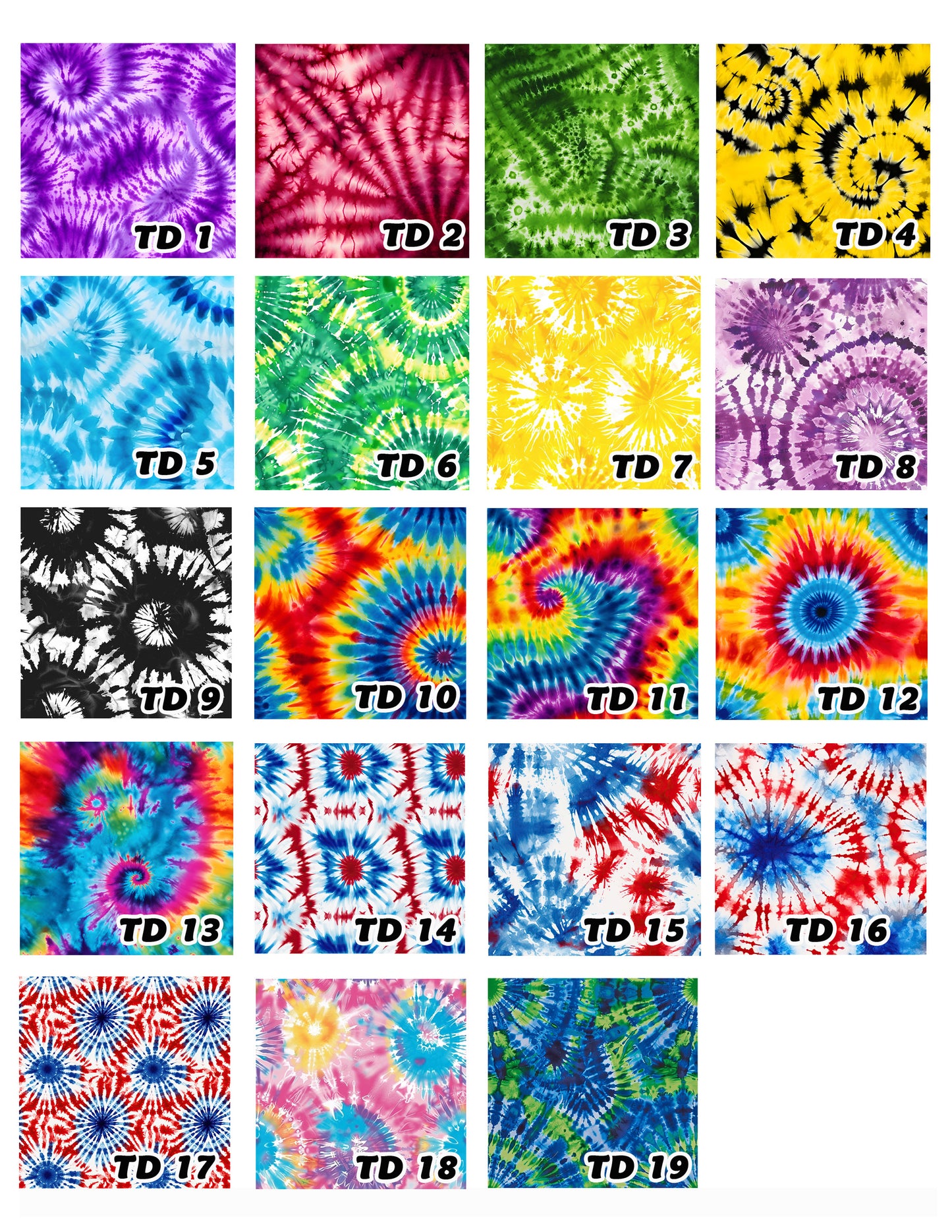 Tie Dye Designs, Oxford Fabric Dog Harness