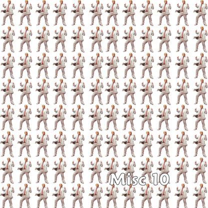 Donald Trump Cotton Fabric 10