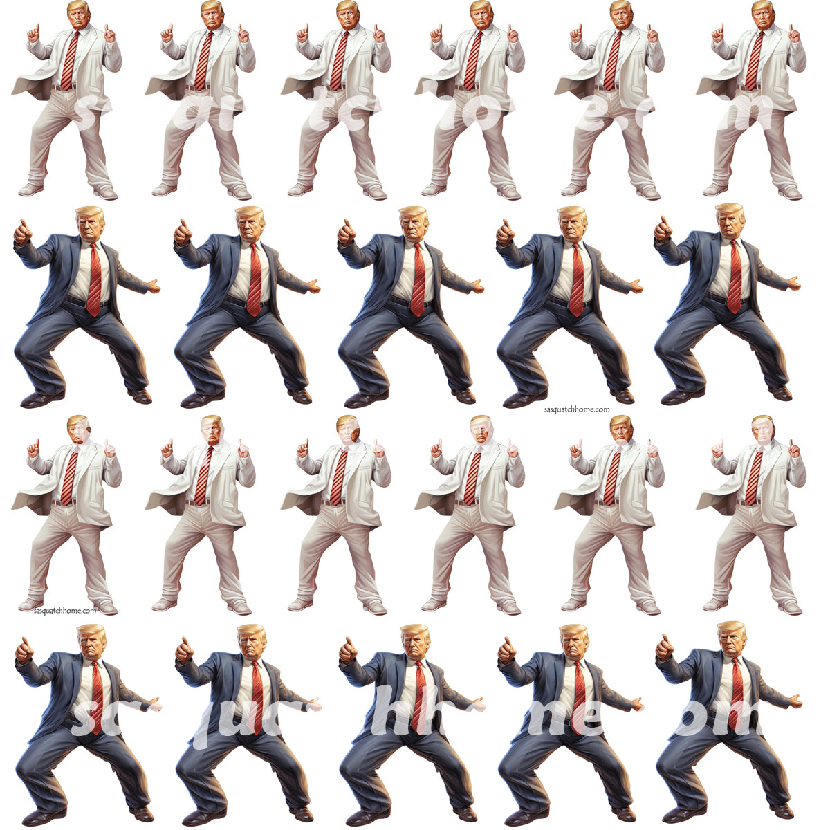 20 Donald Trump Designs Quilt Cotton Fabric