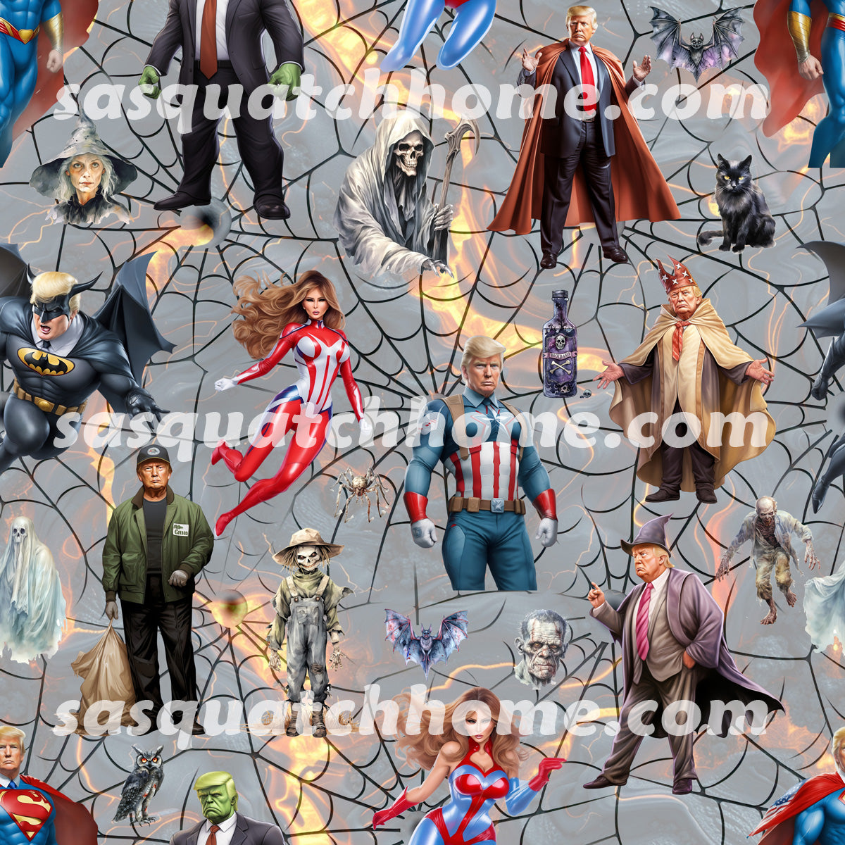 20 Donald Trump Designs Quilt Cotton Fabric