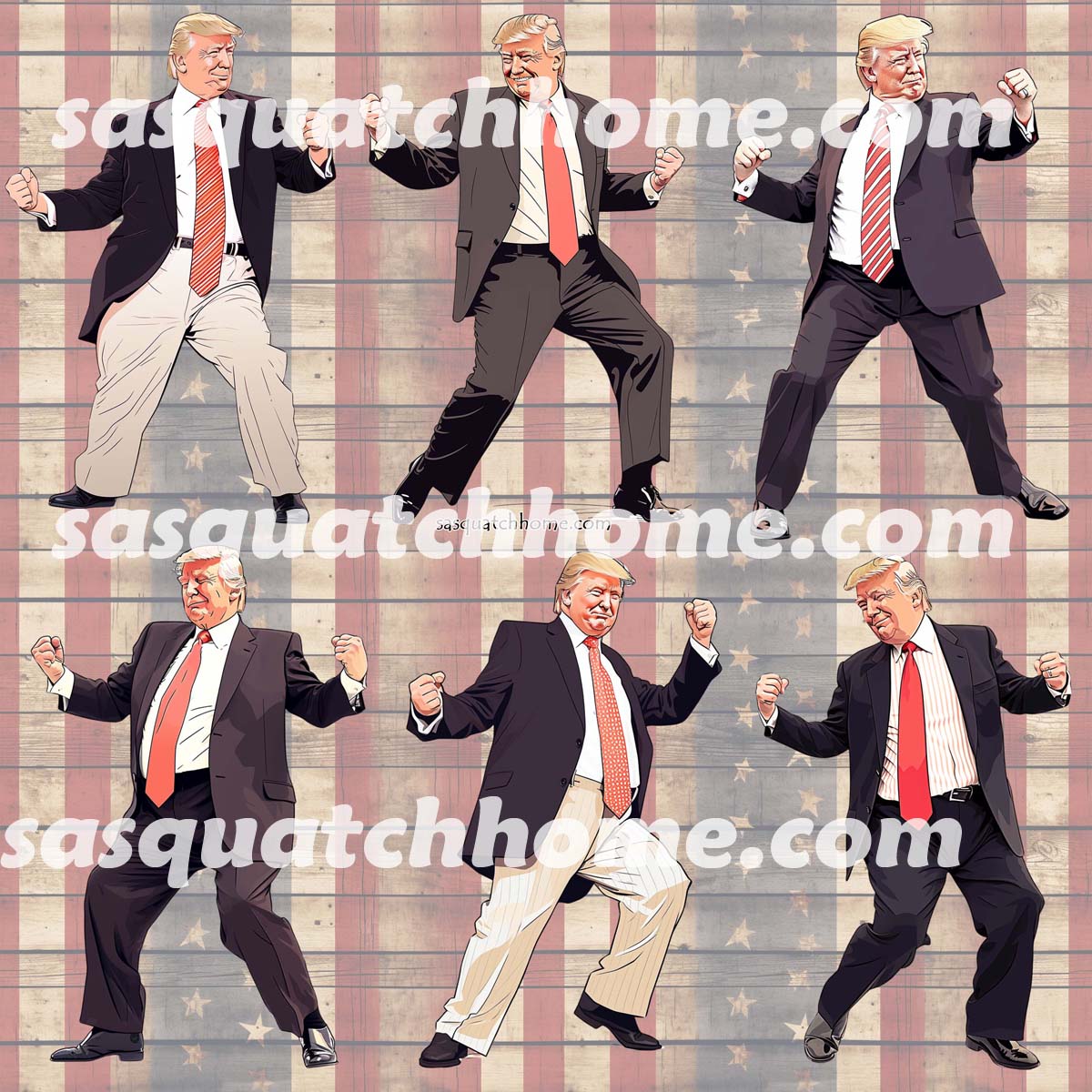 20 Donald Trump Designs Quilt Cotton Fabric