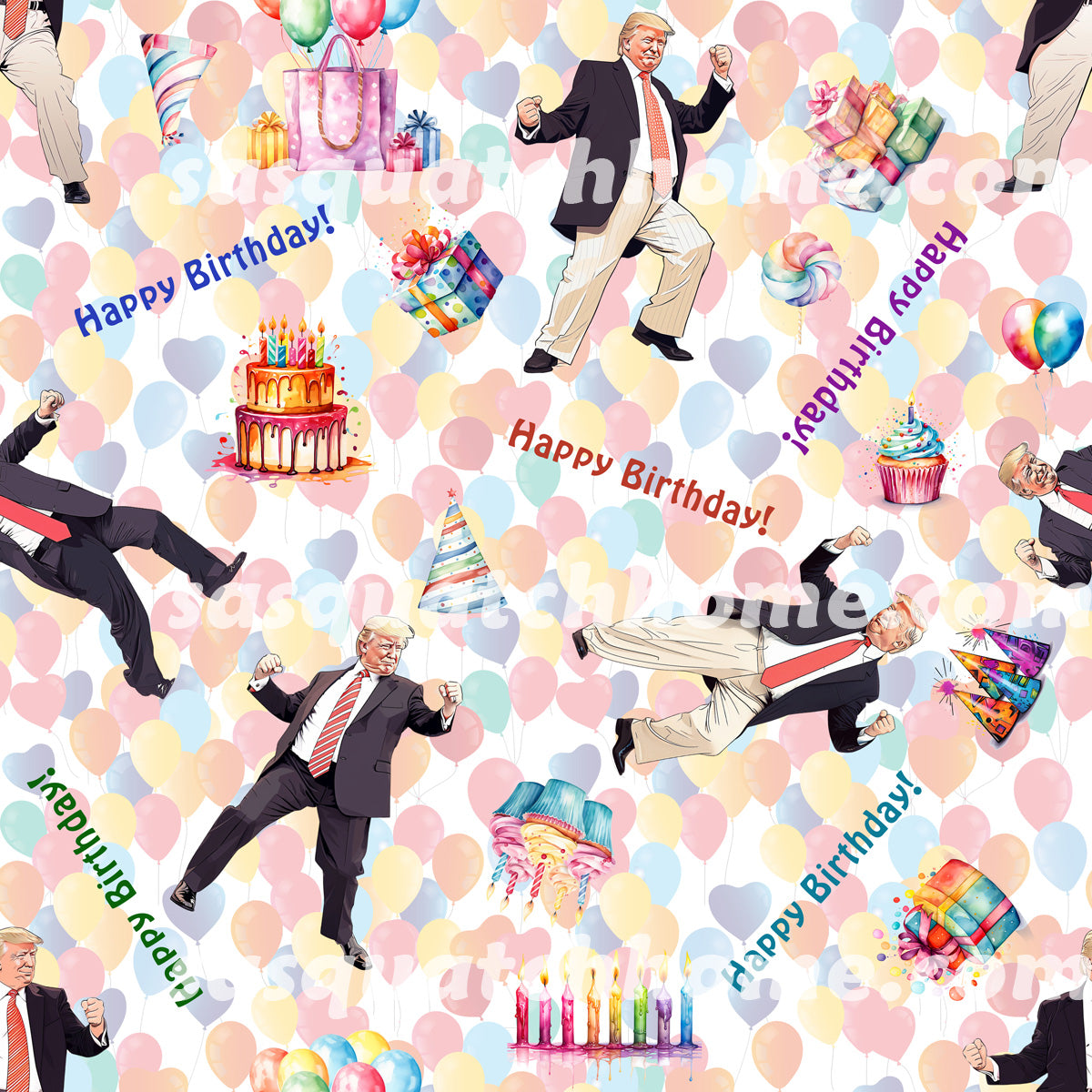 20 Donald Trump Designs Quilt Cotton Fabric