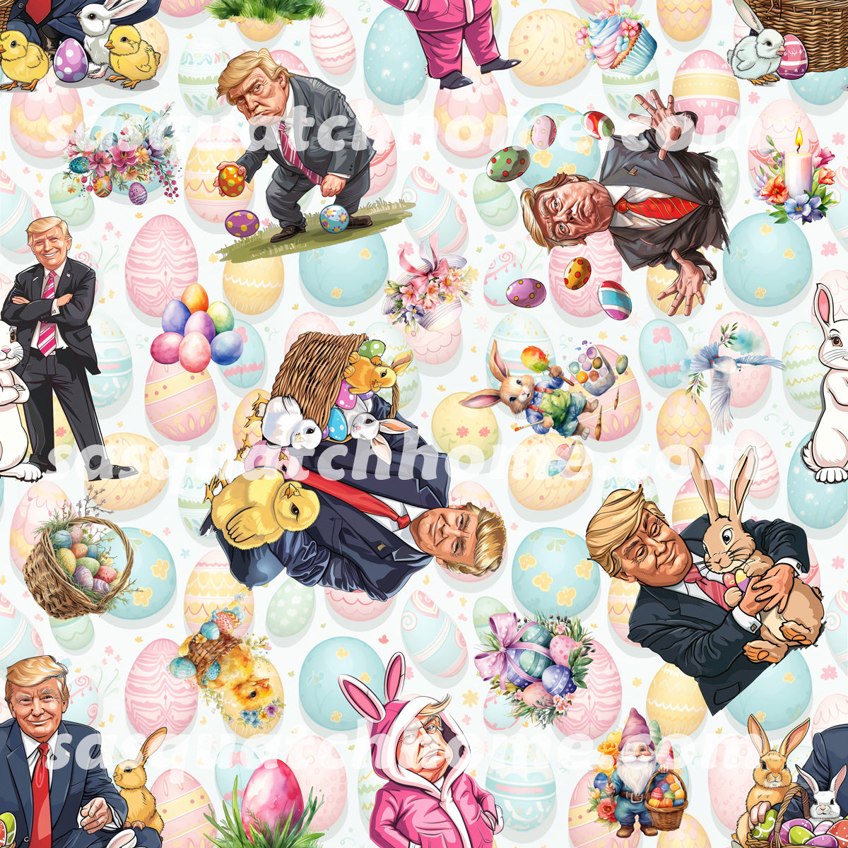 20 Donald Trump Designs Quilt Cotton Fabric