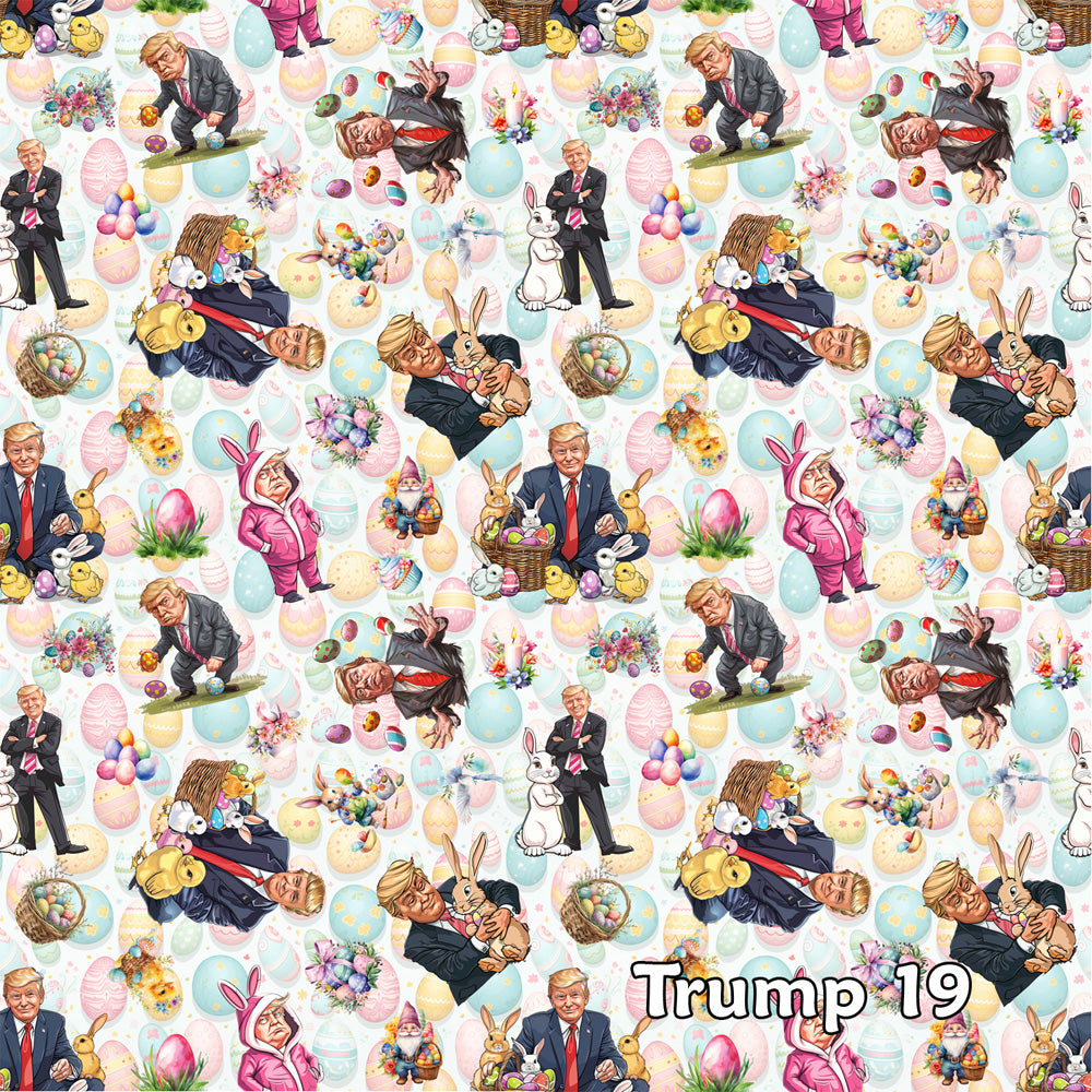 Donald Trump Cotton Fabric 19