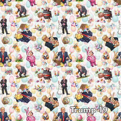 Donald Trump Cotton Fabric 19