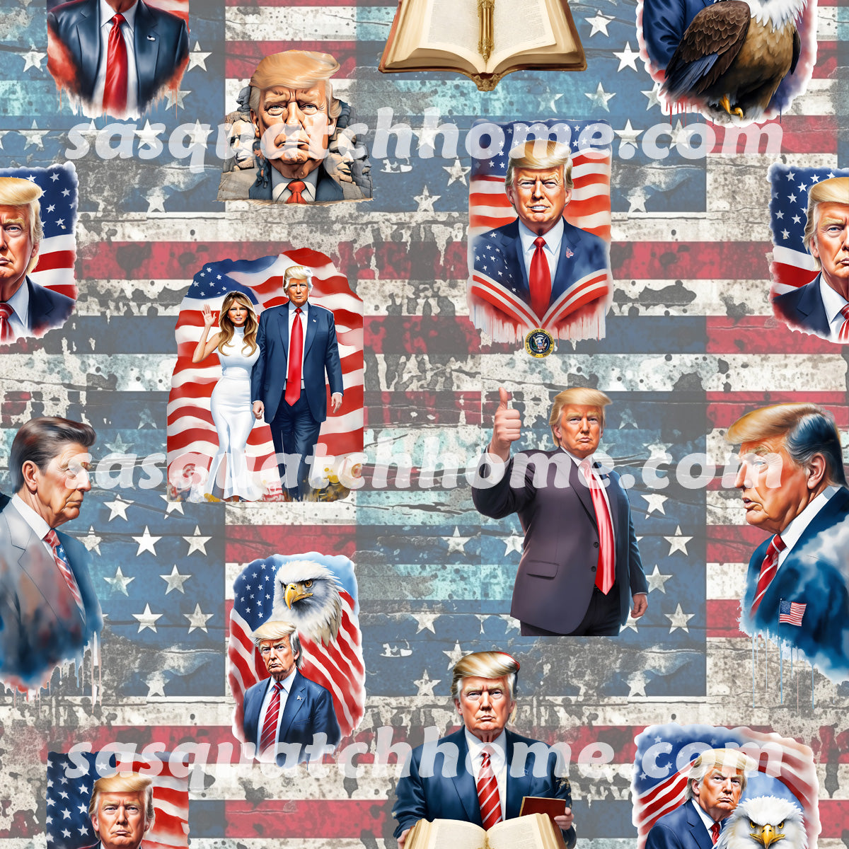 20 Donald Trump Designs Quilt Cotton Fabric
