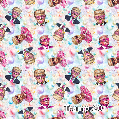 Donald Trump Cotton Fabric 20