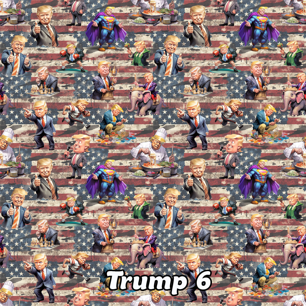 Donald Trump Cotton Fabric 6
