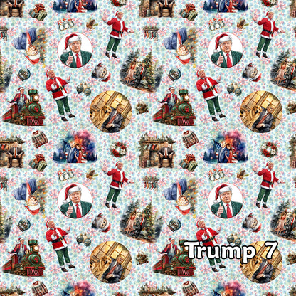 Donald Trump Cotton Fabric 7