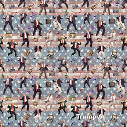 Donald Trump Cotton Fabric 9