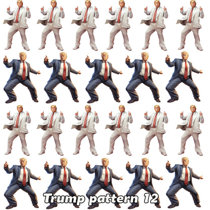 20 Donald Trump Designs, 8” Poly Ankle Socks