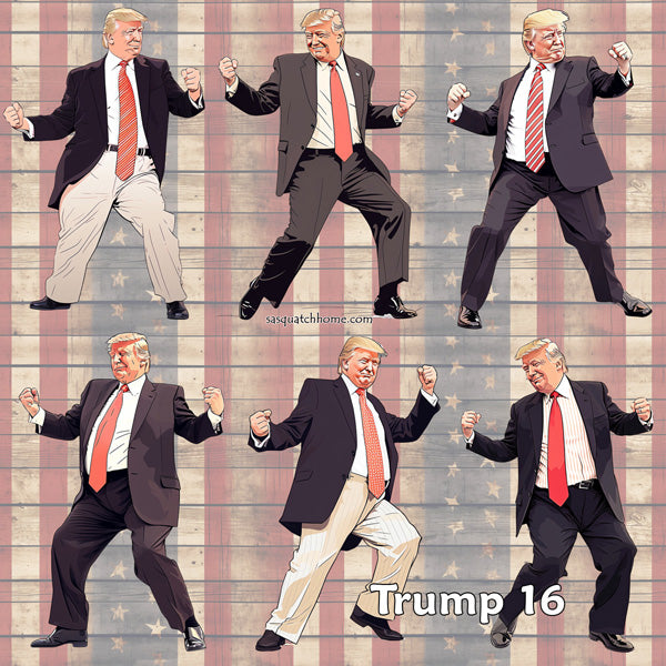 20 Donald Trump Designs, Waterproof Polyester Shower Curtain – Made in the USA – 70.8x70.8”