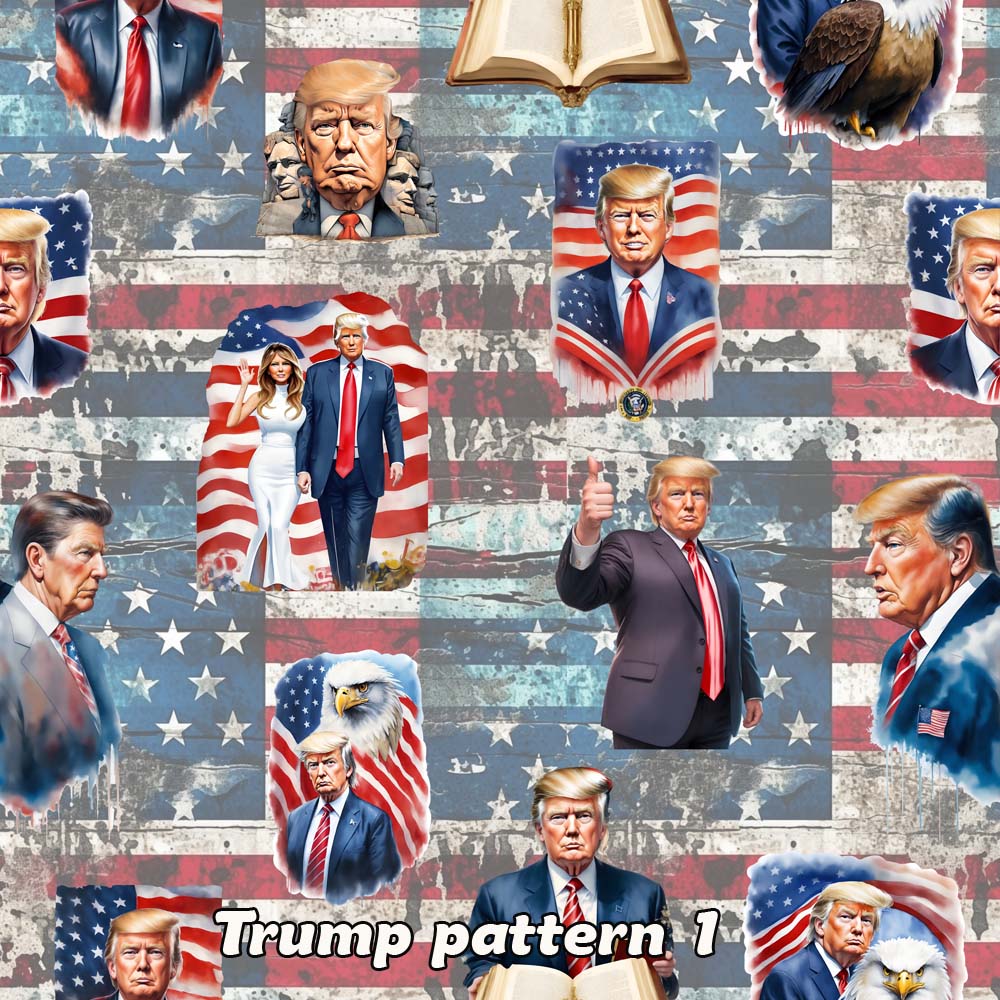 20 Trump Designs, Polyester Crew Socks