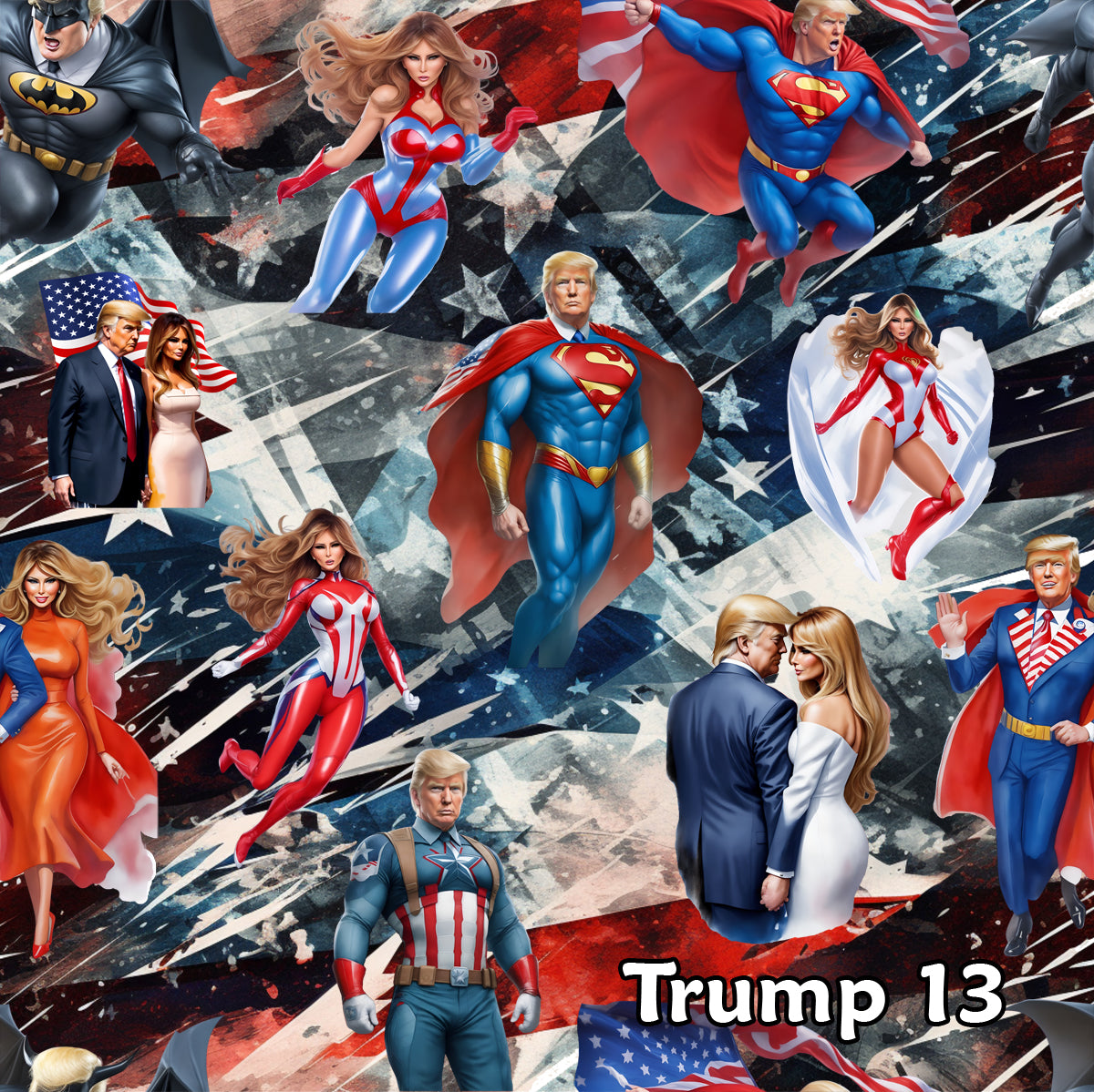 10 Donald Trump Designs, Women’s 2 Piece T Shirt Set With Short Sleeve