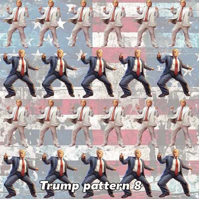10 Donald Trump Designs, Men’s Polyester, pocketed, pajama Shorts