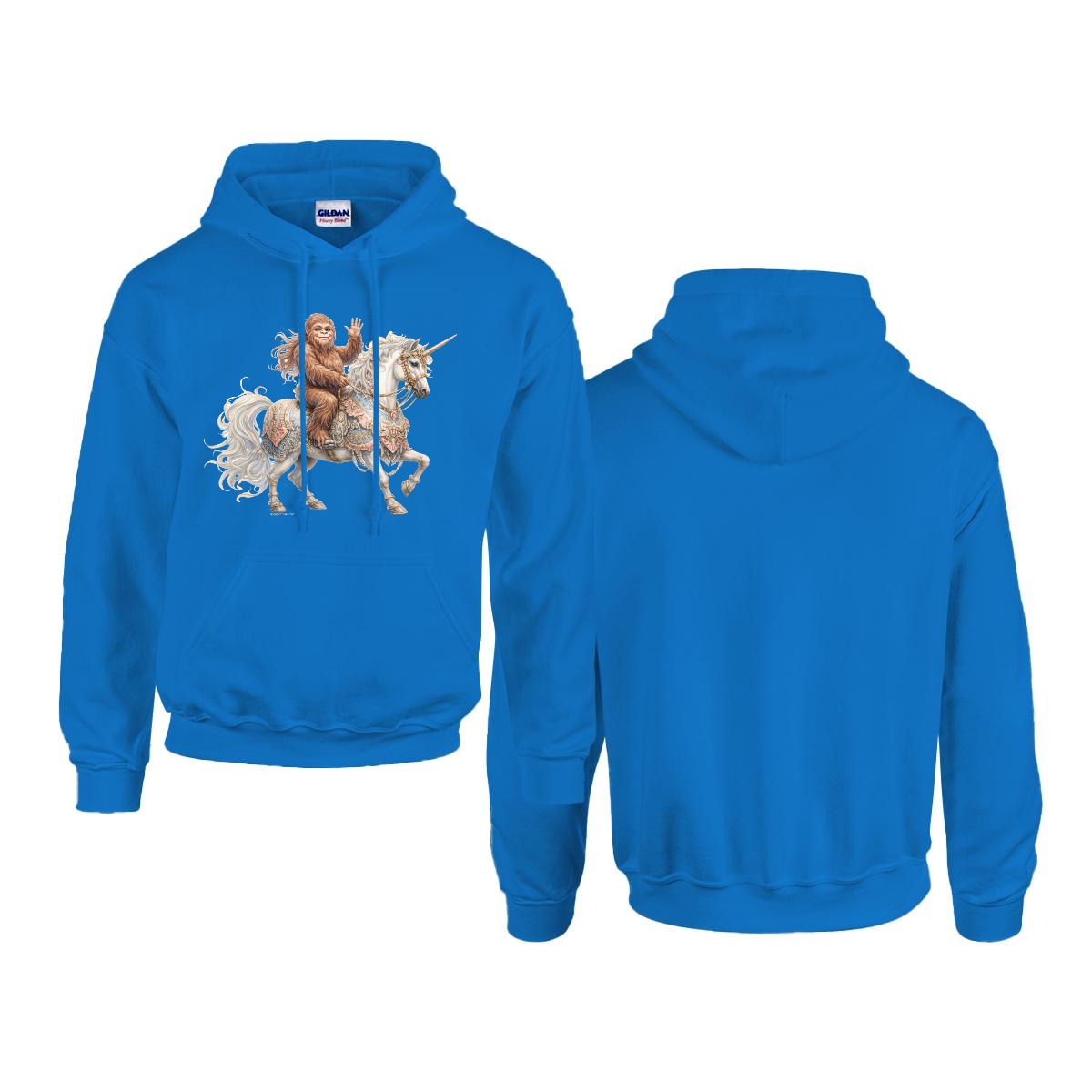 Sasquatch, Bigfoot Design, Gildan 18500 Poly-Cotton Hoodie