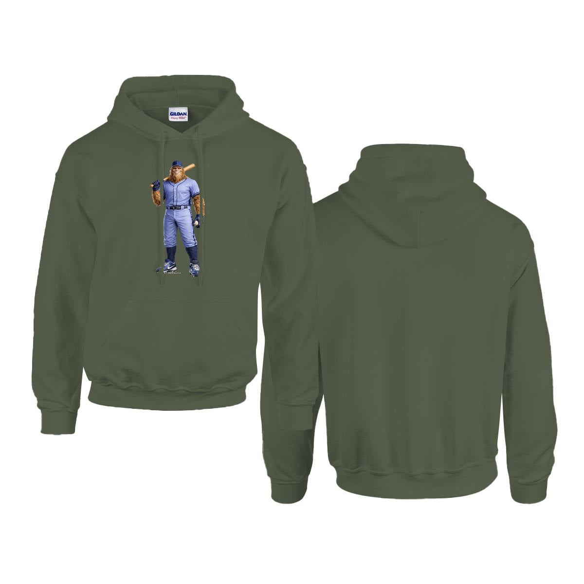 Sasquatch, Bigfoot Design, Gildan 18500 Poly-Cotton Hoodie