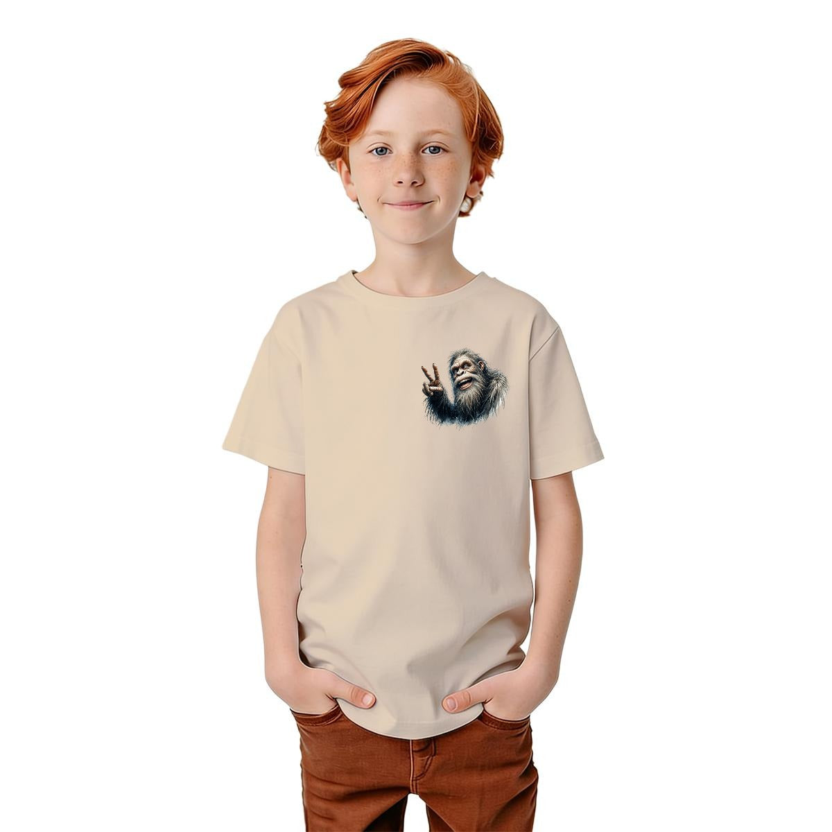 Bigfoot Sasquatch Designs, Kid’s Double Sided Gildan 5000B T Shirt