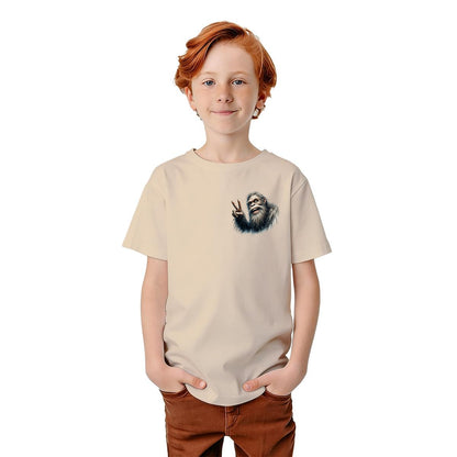 Bigfoot Sasquatch Designs, Kid’s Double Sided Gildan 5000B T Shirt