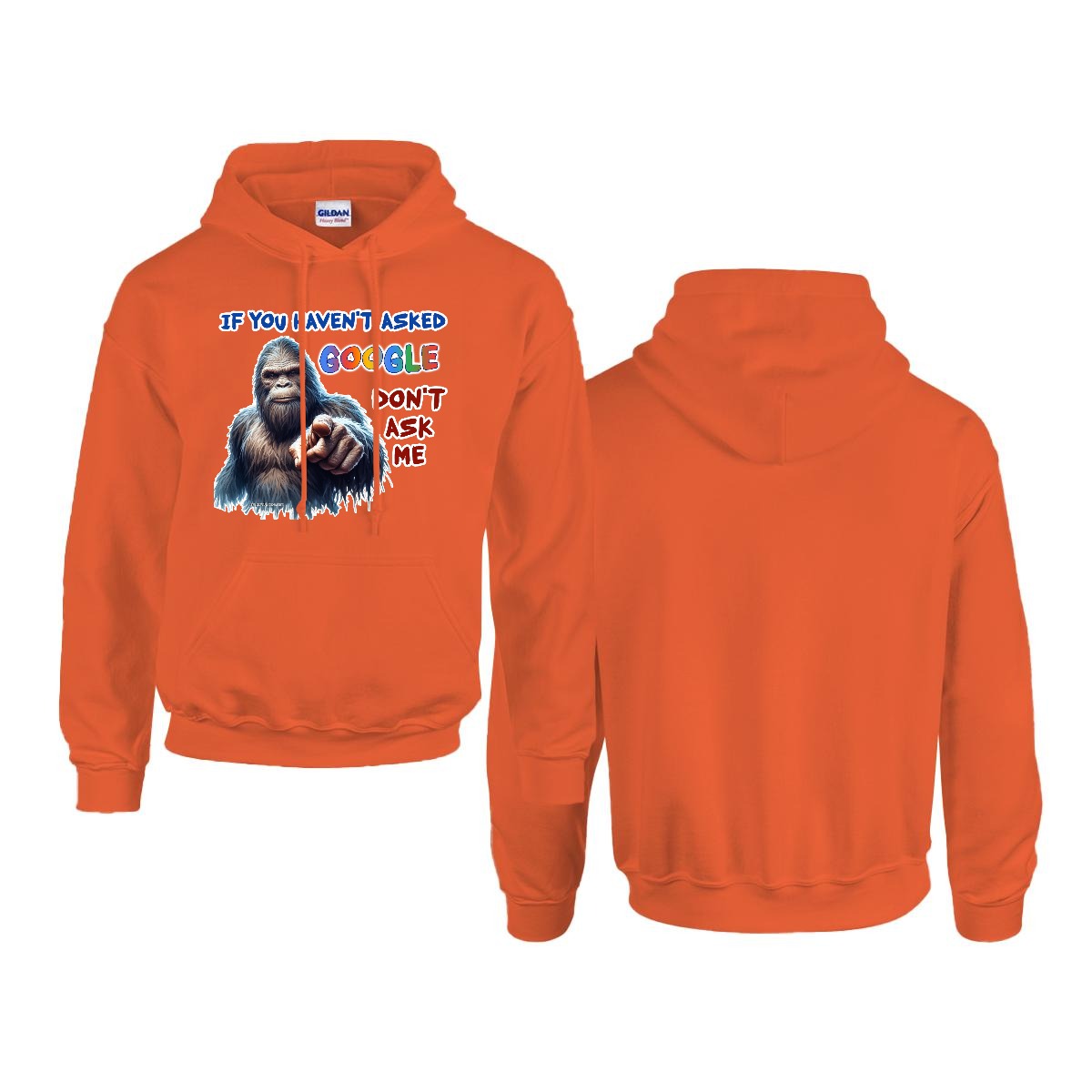 Sasquatch, Bigfoot Design, Gildan 18500 Poly-Cotton Hoodie