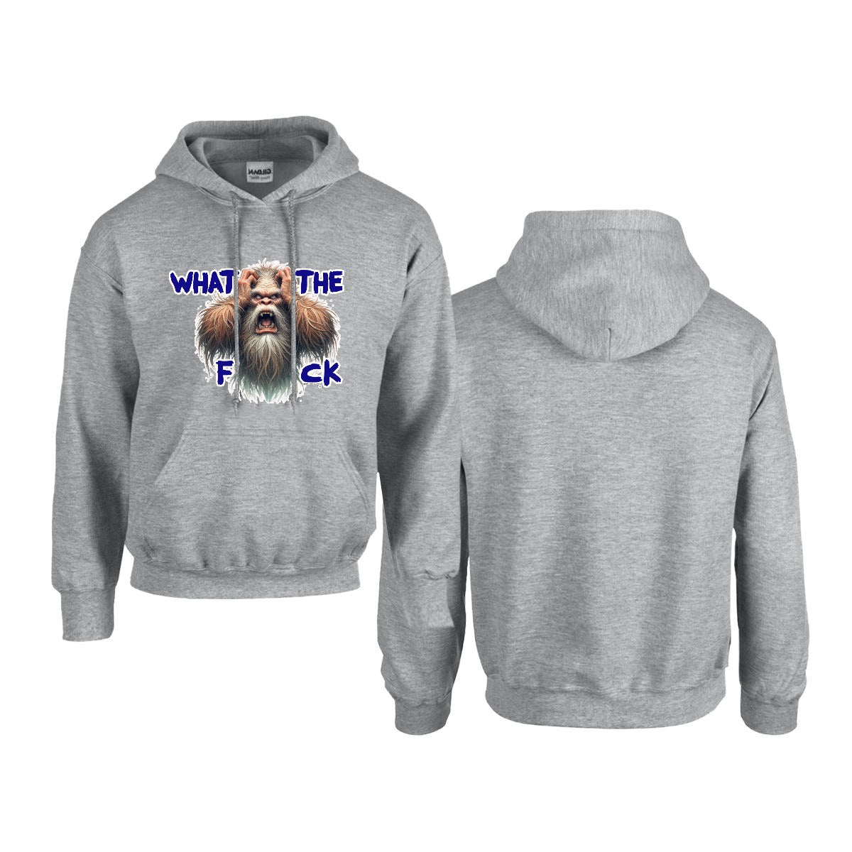 Sasquatch, Bigfoot Design, Gildan 18500 Poly-Cotton Hoodie