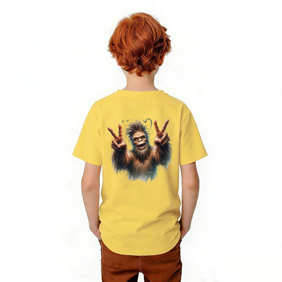 Bigfoot Sasquatch Designs, Kid’s Double Sided Gildan 5000B T Shirt