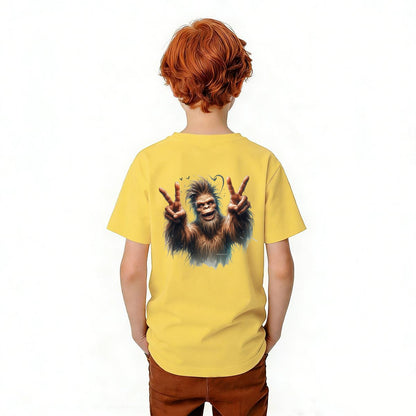 Bigfoot Sasquatch Designs, Kid’s Double Sided Gildan 5000B T Shirt