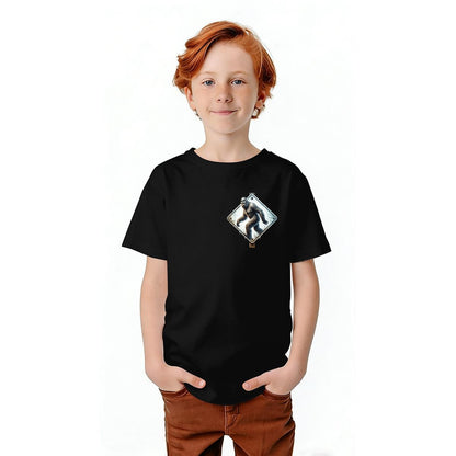 Bigfoot Sasquatch Designs, Kid’s Double Sided Gildan 5000B T Shirt