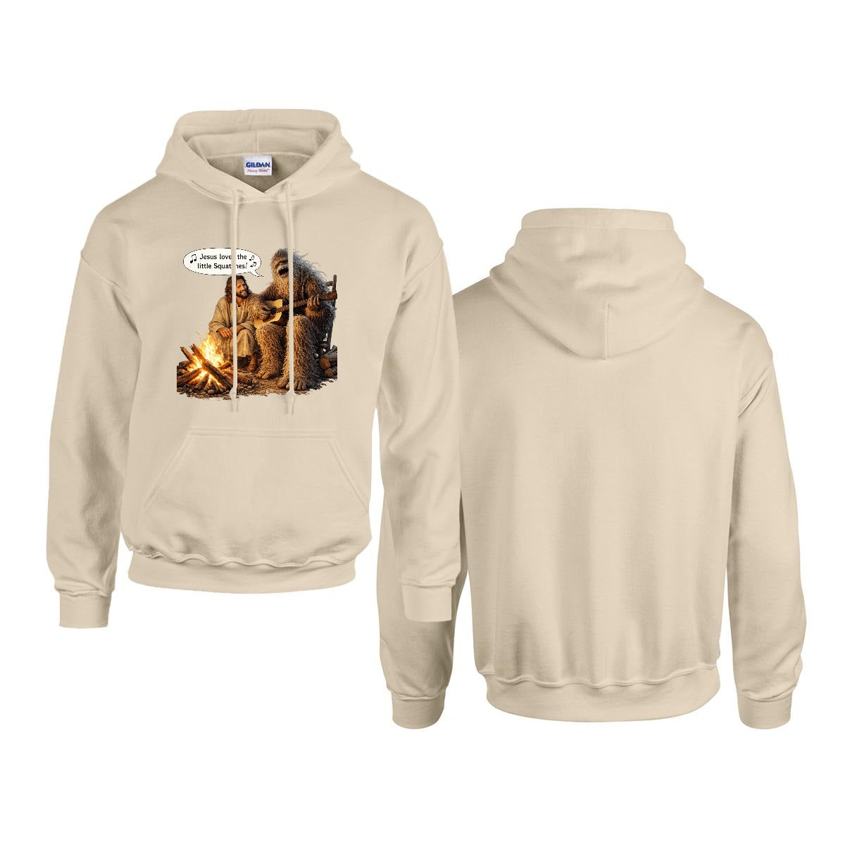 Sasquatch, Bigfoot Design, Gildan 18500 Poly-Cotton Hoodie