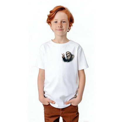 Bigfoot Sasquatch Designs, Kid’s Double Sided Gildan 5000B T Shirt