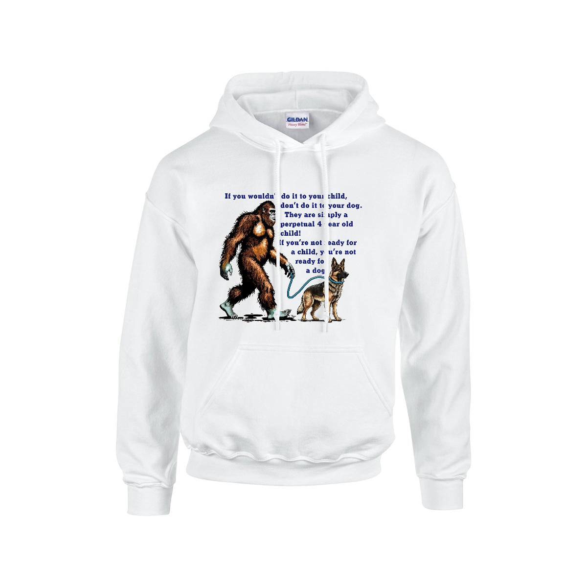 Sasquatch, Bigfoot Design, Gildan 18500 Poly-Cotton Hoodie